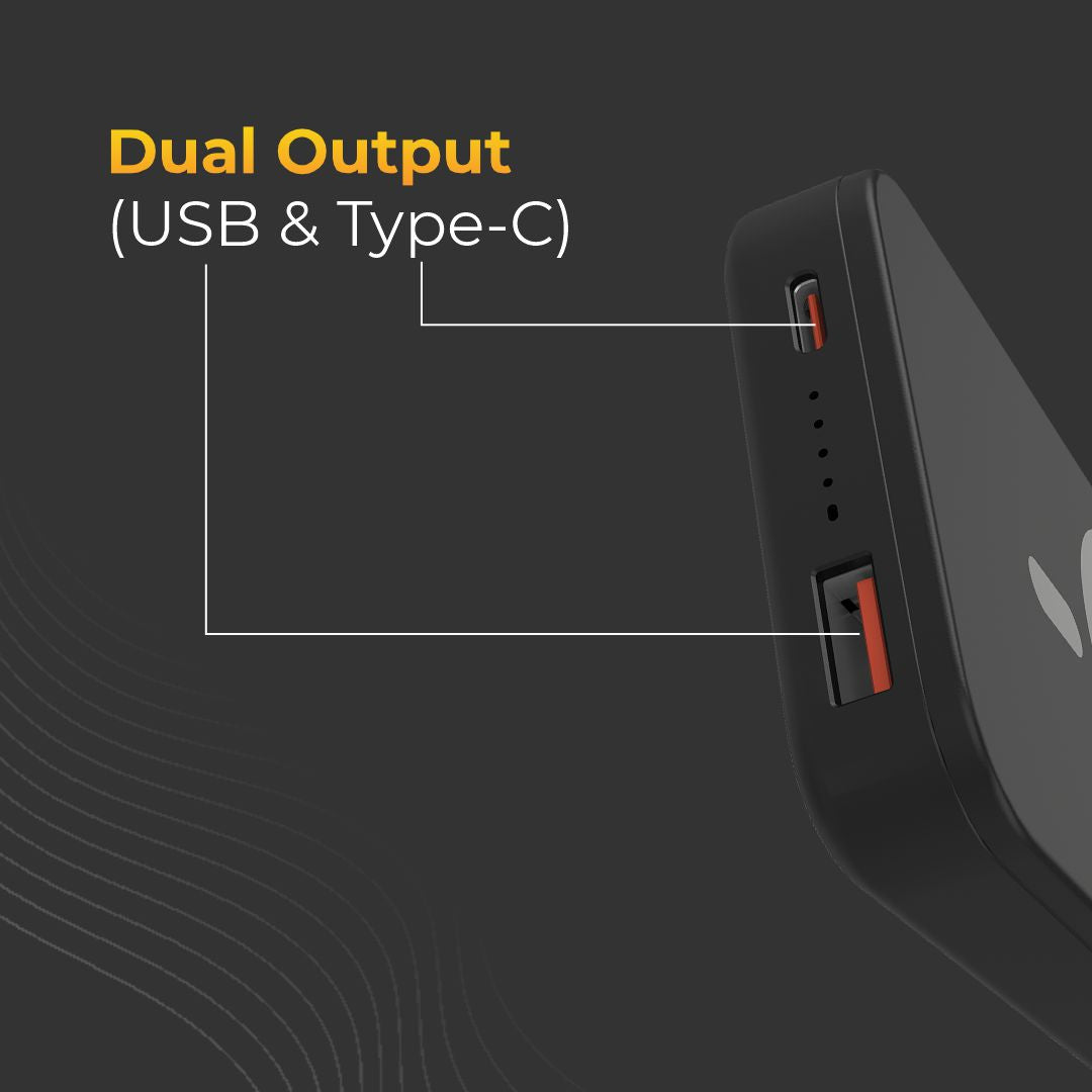 JUST CORSECA JST522 SKYVOLT 10,000 mAh Metal Wireless Power Bank | 22.5W Wired & 15W Wireless Charging | MagSafe Compatible | Smart Multi-Layer Protection | Portable & Stylish